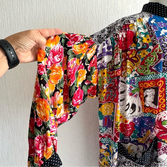 Vintage Suttles & Seawinds Bold Print Duster - Picture 6 of 11